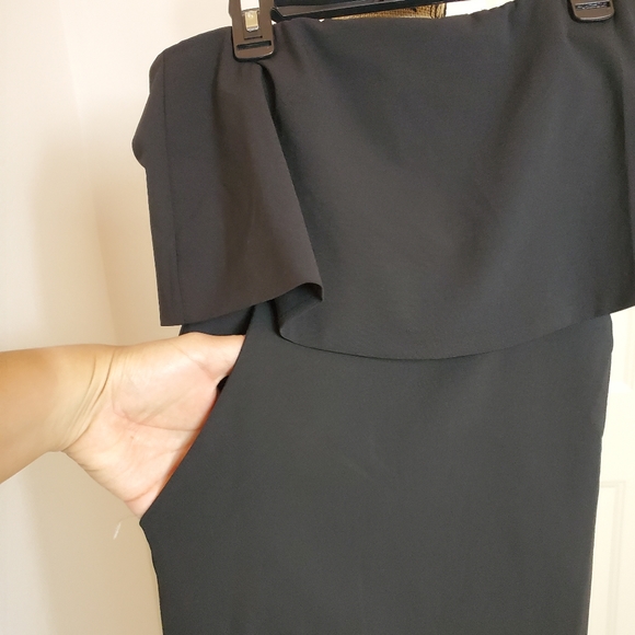 Lulu's Navy Blue Strapless Midi Dress - Picture 8 of 9